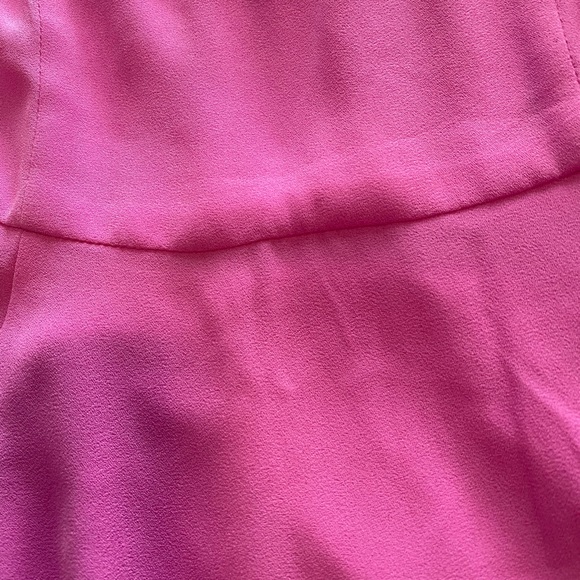 Express Bright Pink Mid-Thigh Flowy Dress - Picture 2 of 5